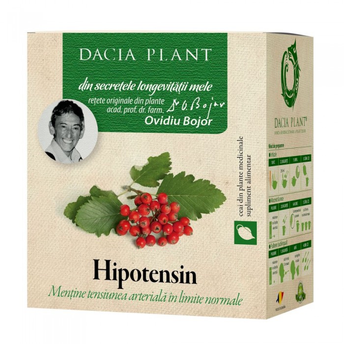 Hipotensin ceai, 50 g, Dacia Plant