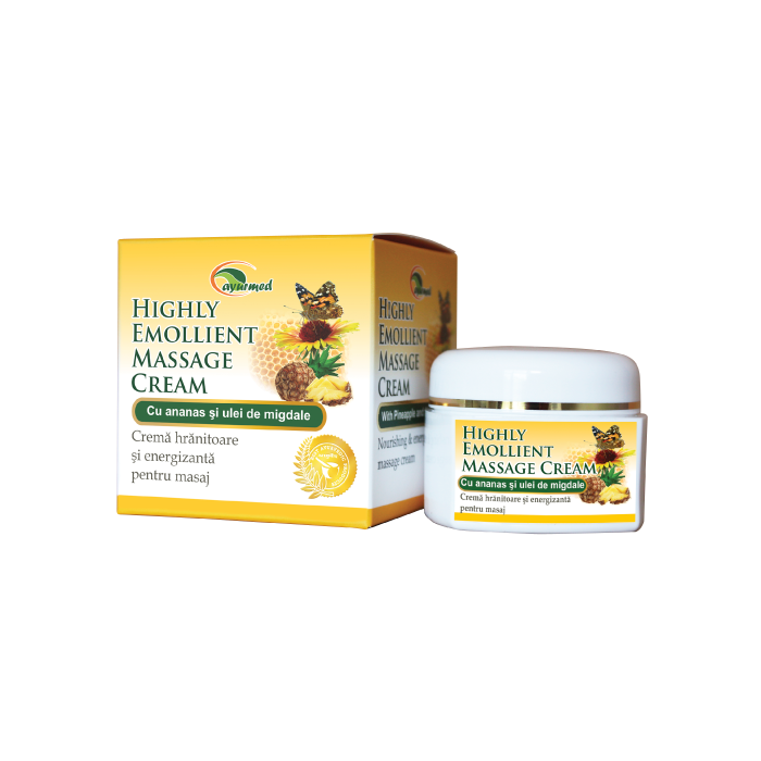 Highly emollient massage cream