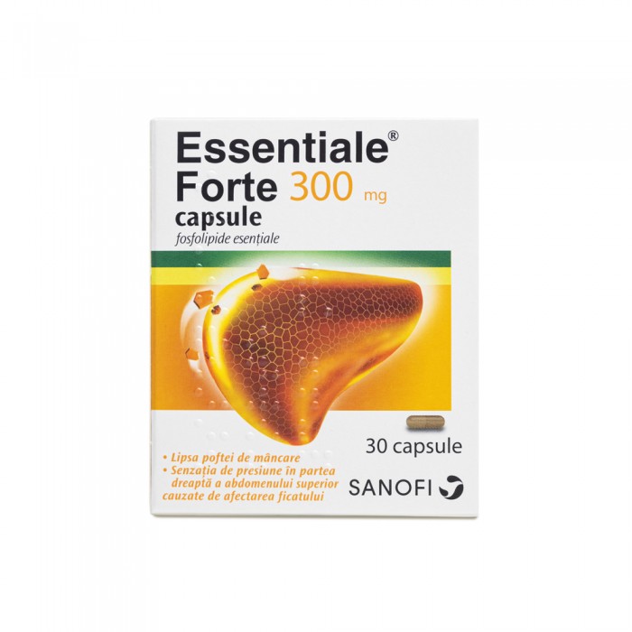 Essentiale Forte 300mg, 30 de capsule, Sanofi, Sanofi Romania S.R.L. - Romania
