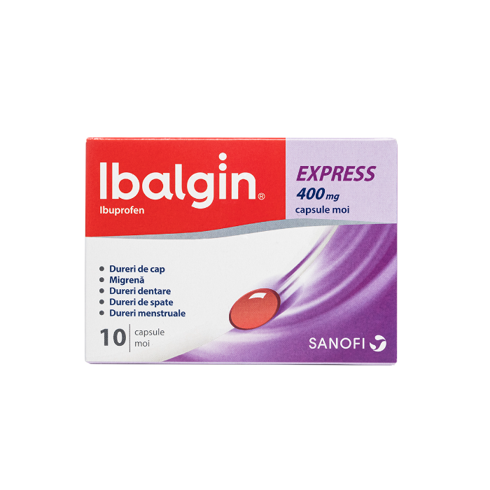 Ibalgin Express 400mg x10cps moi, Sanofi Romania S.R.L. - Romania