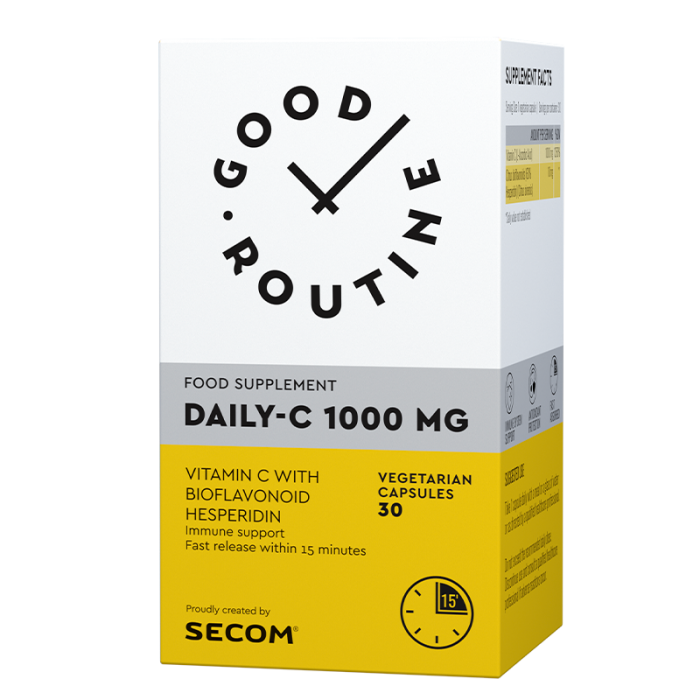 Good routine Daily C 1000 mg, 30 capsule, Secom