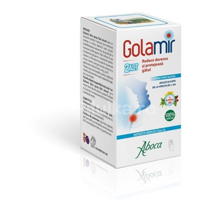 Golamir 2 Act Copii&Ad fara alcool x 30 ml