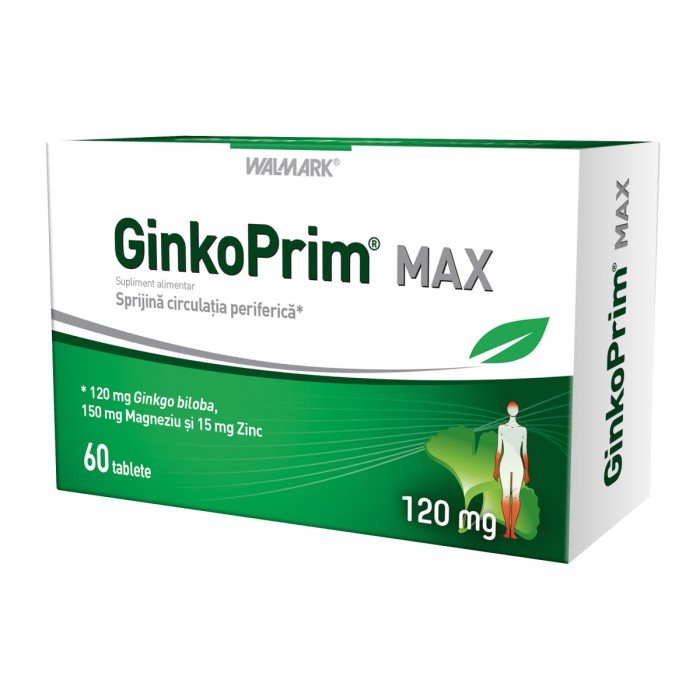 Ginkoprim max, 60 de tablete, Walmark