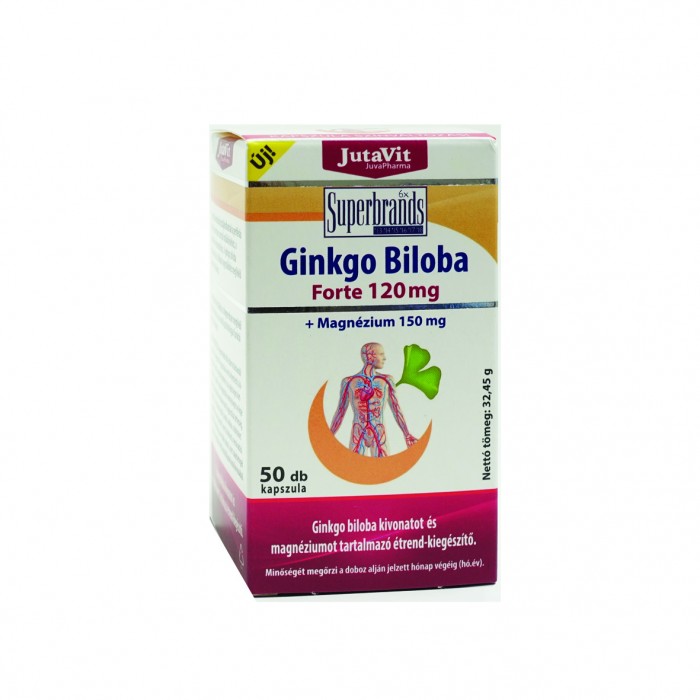 Ginkgo Biloba forte 120mg Mg150mg x 50 tb, Juvapharma