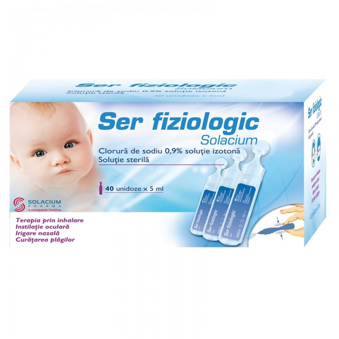 Ser fiziologic 5ml x 40 fiole