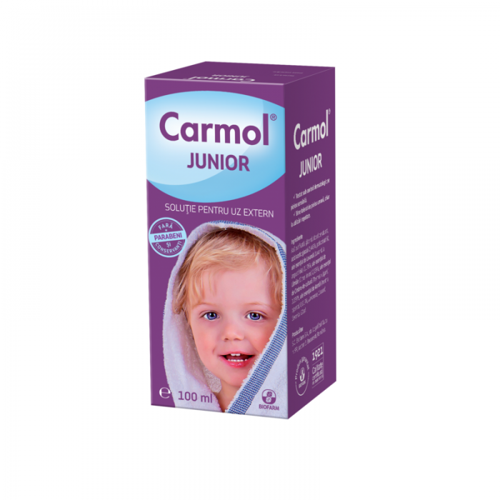 Carmol Jr Solutie Uz Extern, 100 ml, Biofarm