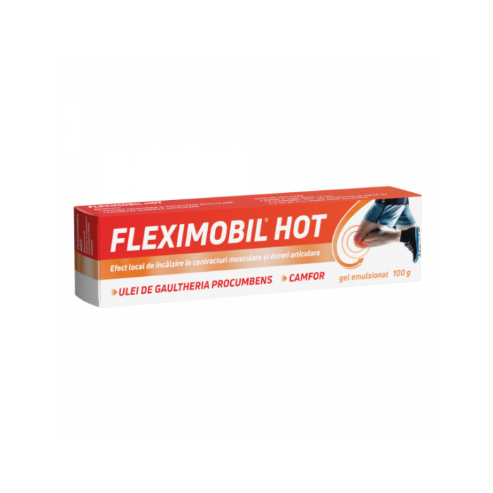 Gel Fleximobil Hot emulsionat, 100 de grame, Fiterman