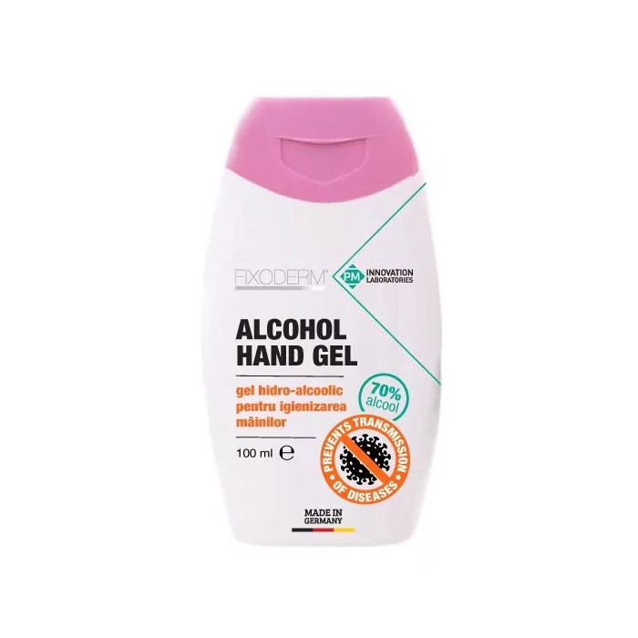 Gel dezinfectant cu alcool Fixoderm, 100 ml, Dan Pharma