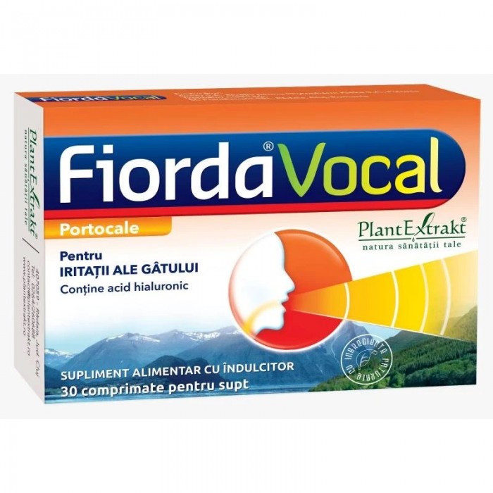 Fiorda vocal prtocale, 30 cpr, Plantextrakt