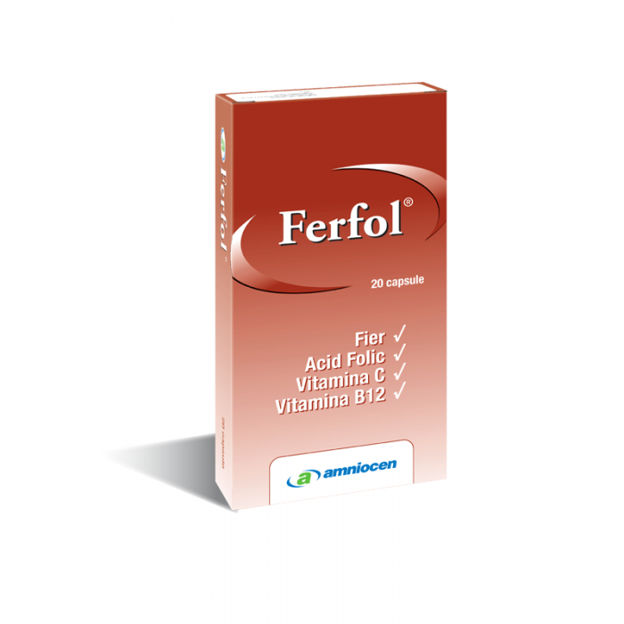 Ferfol, 20 de capsule, Amniocen