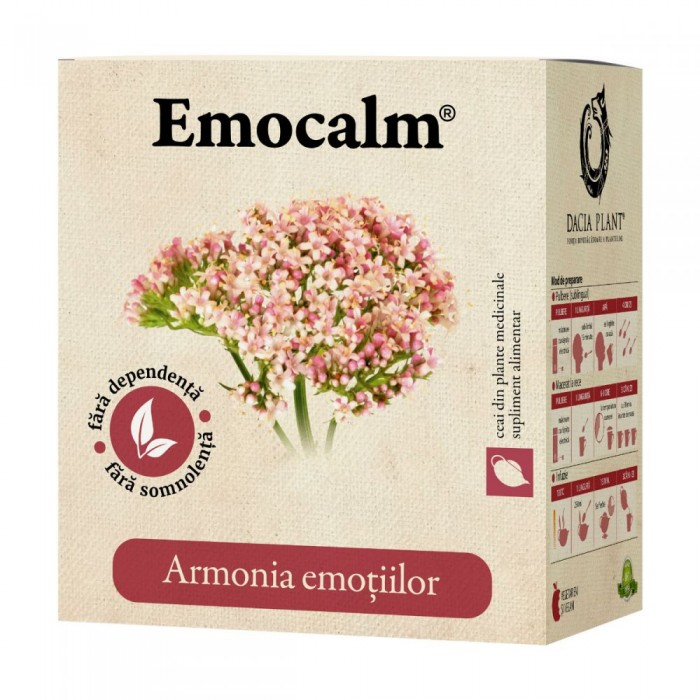 Emocalm ceai, 50 g, Dacia Plant