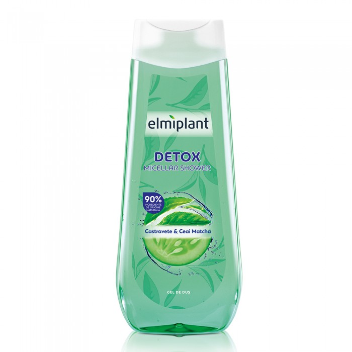 Gel de dus Detox micellar shower, 400 de mililitri, Elmiplant