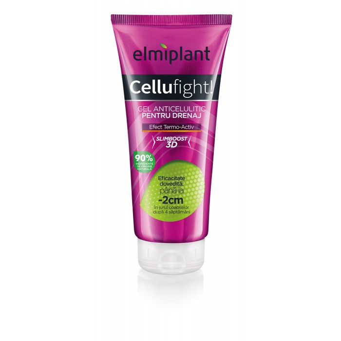 Gel anticelulitic pentru drenaj Cellufight, 200 ml, Elmiplant