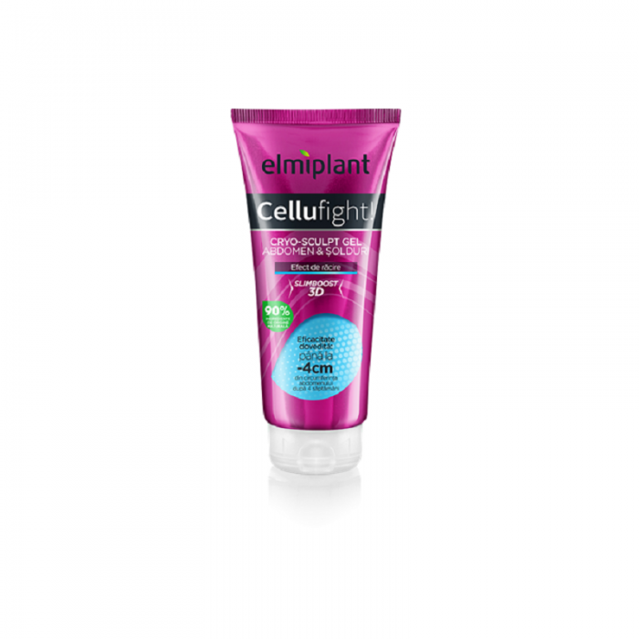 Gel pentru abdomen si solduri cu efect de racire Cellufight, 200 ml, Elmiplant