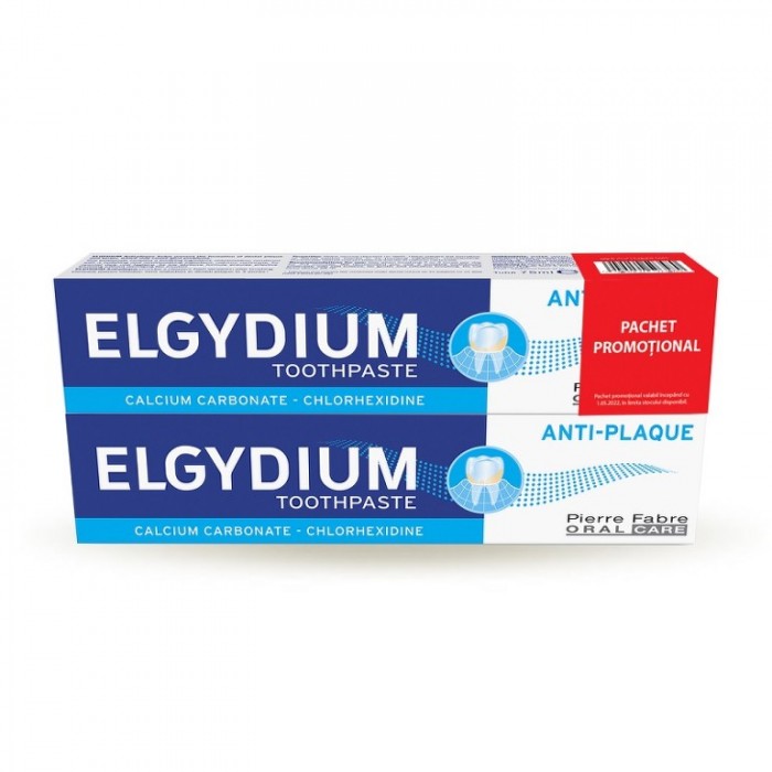Elgydium Pasta dinti antiplaca, 75ml, 11, pachet promotional