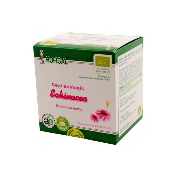 Echinacea ceai ecologic 25 plicuri x 1g