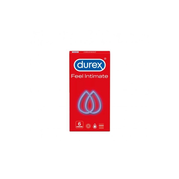 Durex prezervative feel intimate, 6 buc, Reckit Benckiser