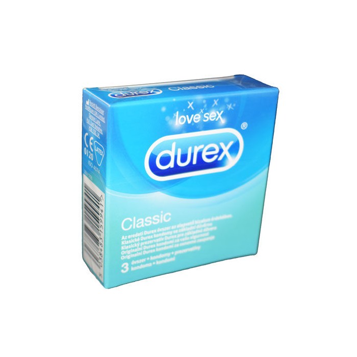 Durex prezervative clasic x 3buc