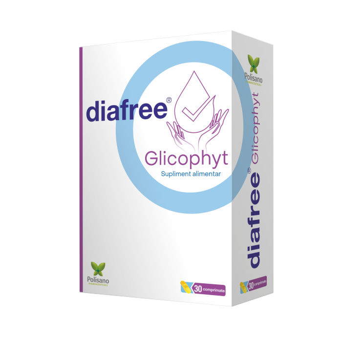 Diafree glicophyt, 30 comprimate, Polisano