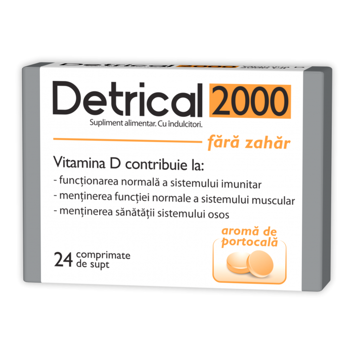 Detrical D3 2000UI x24 cpr supt portocale