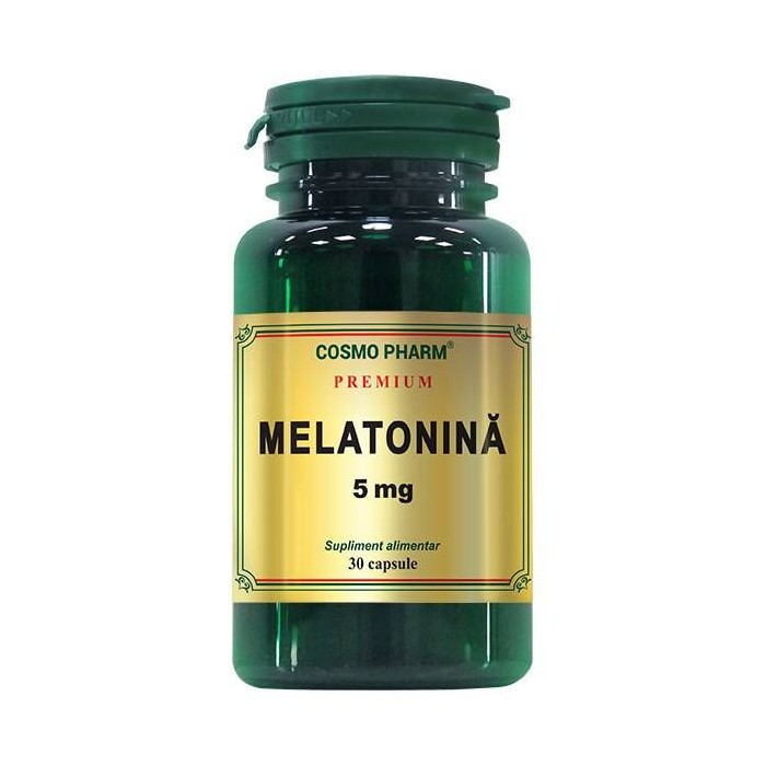 Melatonina 5mg premium, 30 capsule, Cosmo Pharm