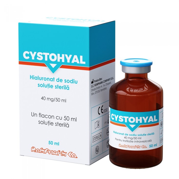 Cystohyal hialuronat de sodiu 40mg/50ml, ROMPHARM COMPANY S.R.L. - ROMANIA