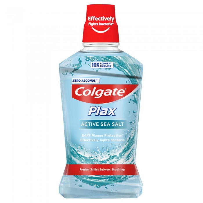 Apa de gura Colgate Plax Active sea salt, 500 ml, Protecter & Gamble