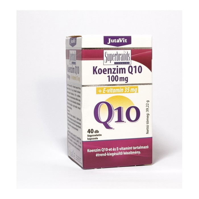 Coenzima Q10 100mg  Vitamina E 35mg, 40 cps moi, Juvapharma