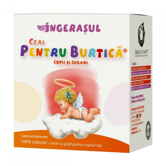 Ceai pentru burtca ingeras, 50g, Dacia Plant