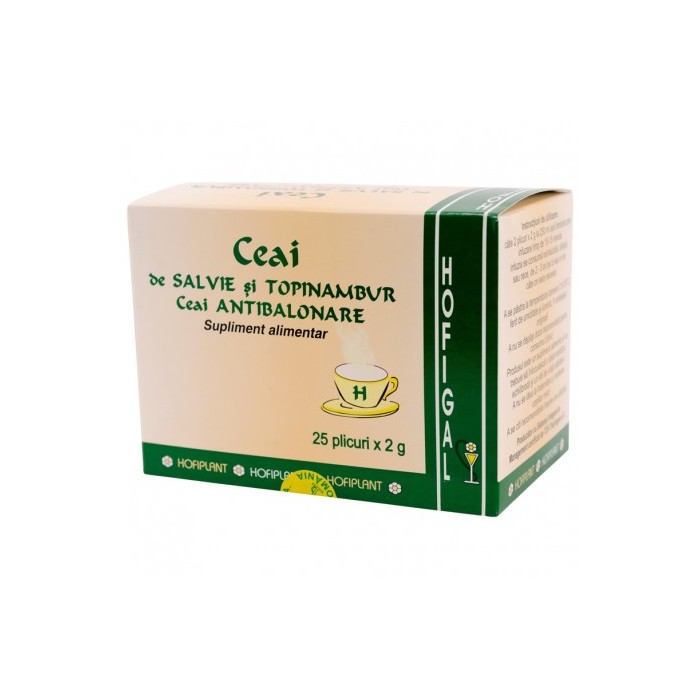 Ceai antibalonare ( salvie, topinambur ) ceai 25 plicuri x 2g