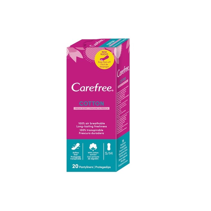 Carefree zilnice cotton normal, 20 buc, Procter & Gamble