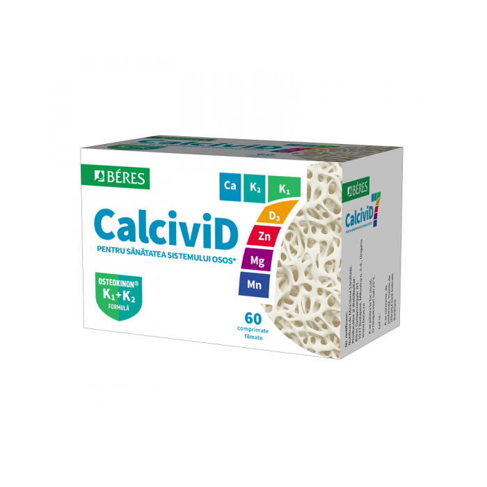 Calcivid 7, 60 de comprimate filmate, Beres