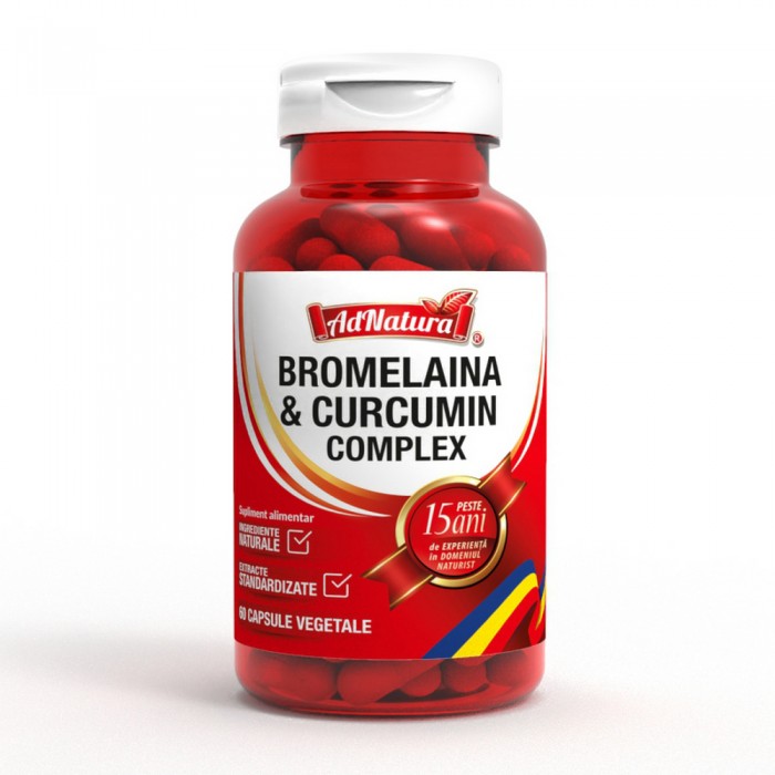 Bromelaina & curcumin complex x 60 cps