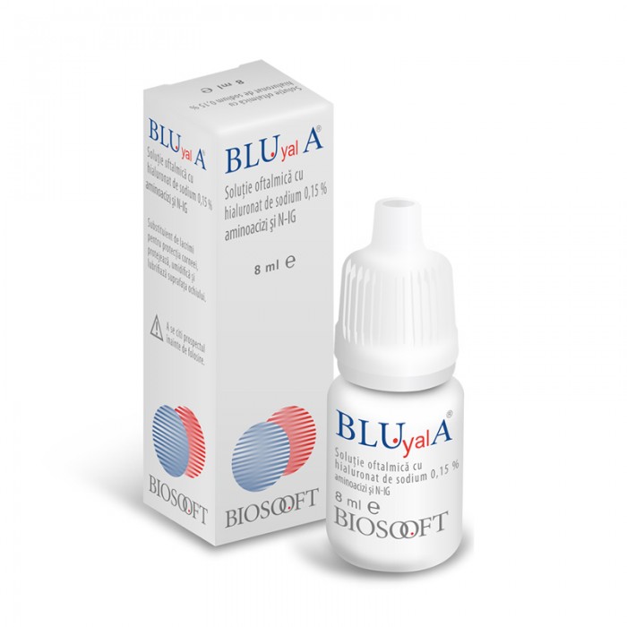 Blu Yal 0,15% solutie oftalmica, 8 ml, Sooft Italia