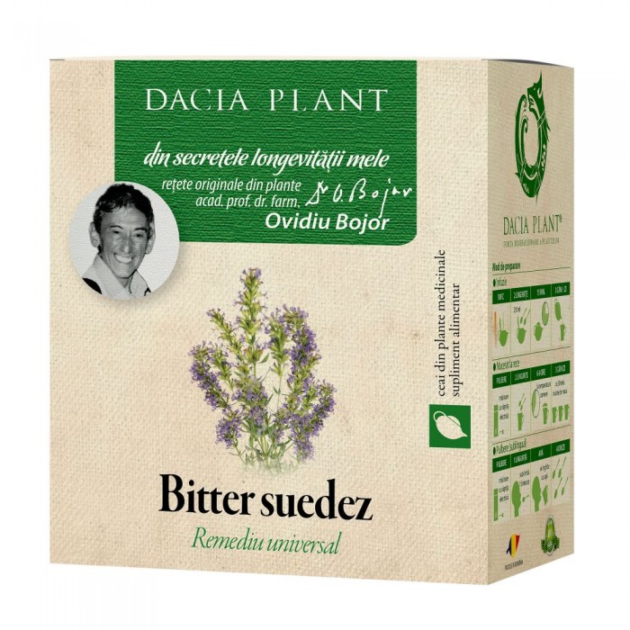Biter suedez ceai, 50g, Dacia Plant
