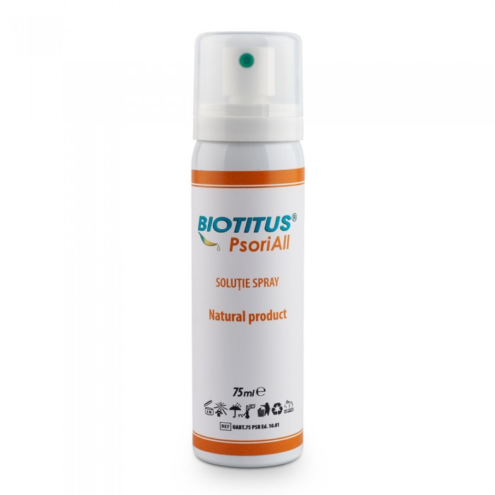 Biotitus spray cu unguent psoriall, 75ml, Tiamis Medical