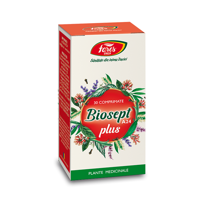 Biosept plus, 30 comprimate, Fares