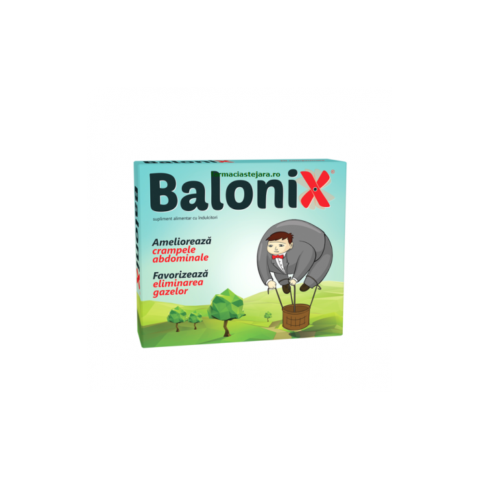 Balonix, 20 de comprimate masticabine, Pachet 1  1 cadou, Fiterman Pharma