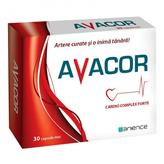 Avacor, 30 capsule, Sanience Romania