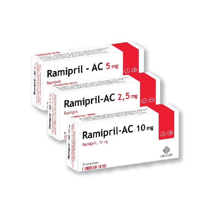 Ramipril-AC 5mg x 30cp, Helcor Pharma