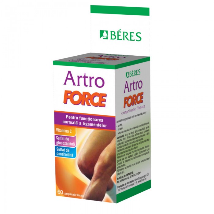 Artroforce  Vitamina C, 60 de comprimate, Beres