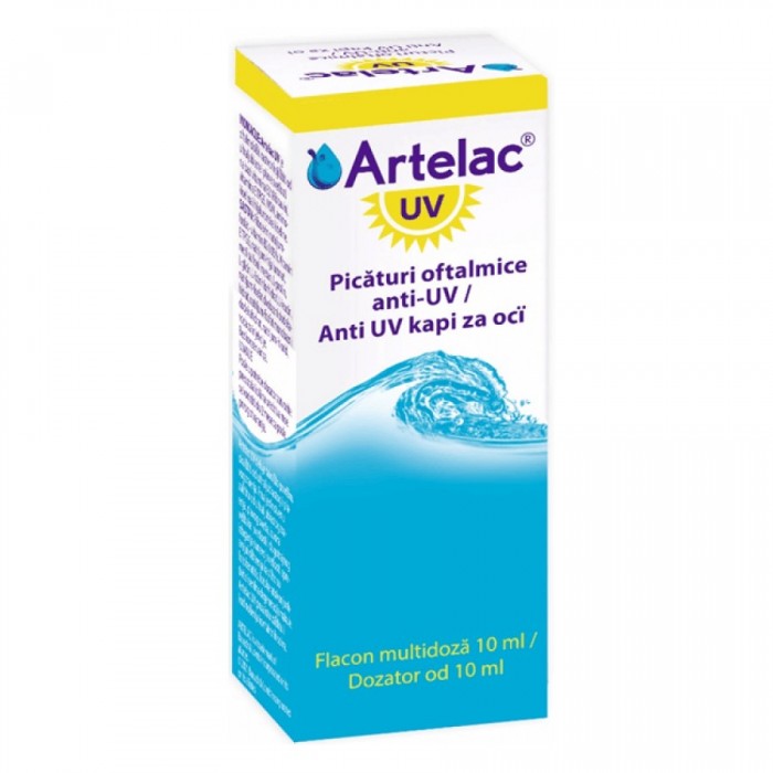 Picaturi oftalmice Artelac UV, 10 ml, Bausch Health Ireland Limited