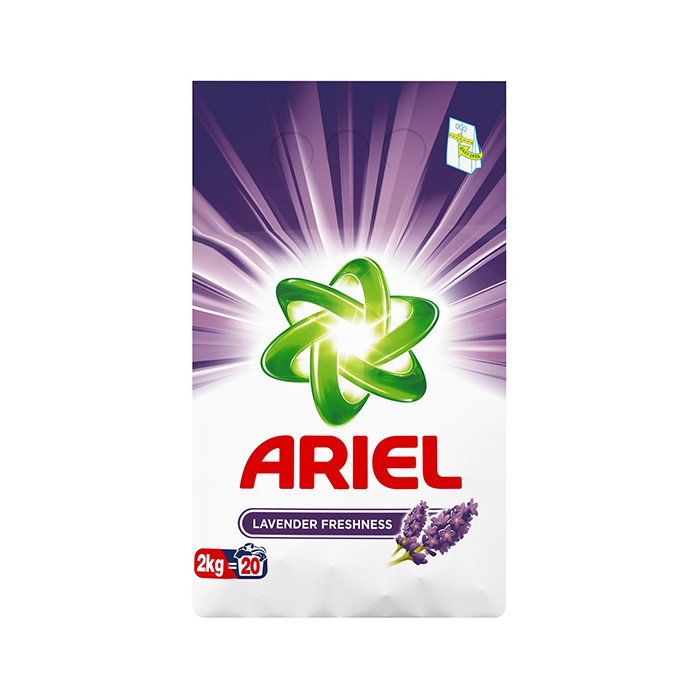 Ariel detergent automat lavender fresh x 2 kg