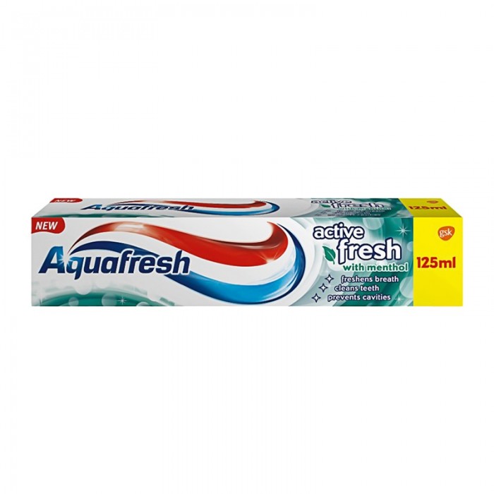 Pasta de dinti Aquafresh Active fresh, 125 ml, Glaxosmithkline