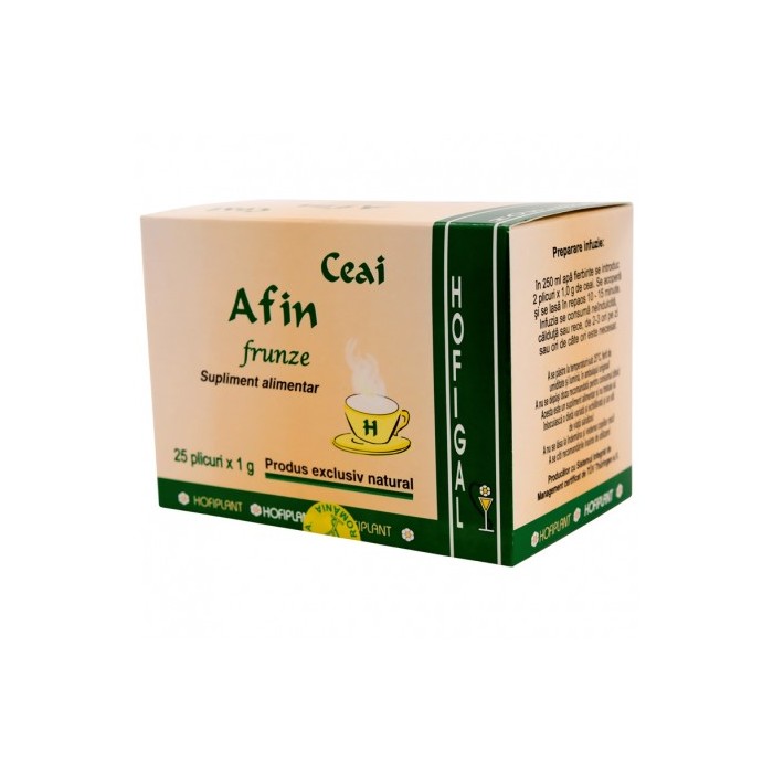 Afin frunze ceai 25 plicuri x 1g