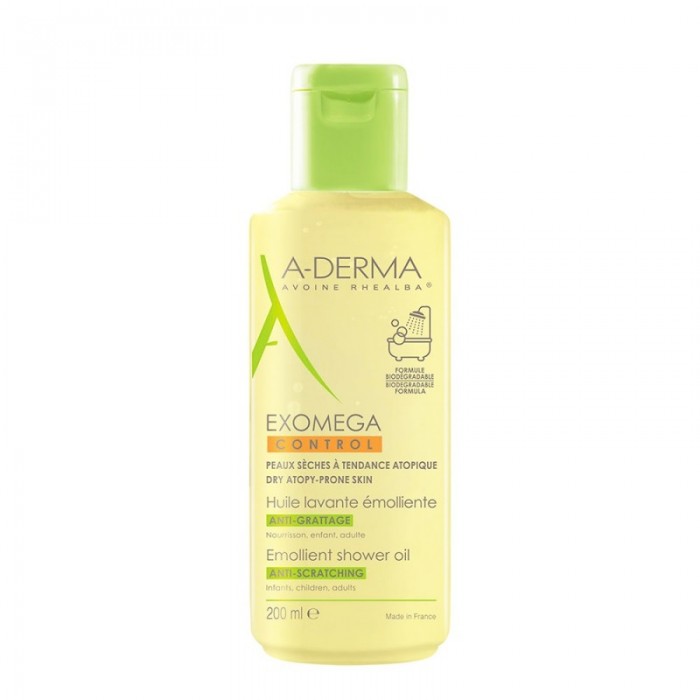 Ulei de dus Exomega control, A-Derma, 200 ml, Pierre Fabre